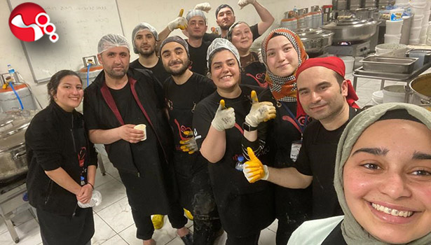 Öğrenciler gönül sofraları kuruyorlar