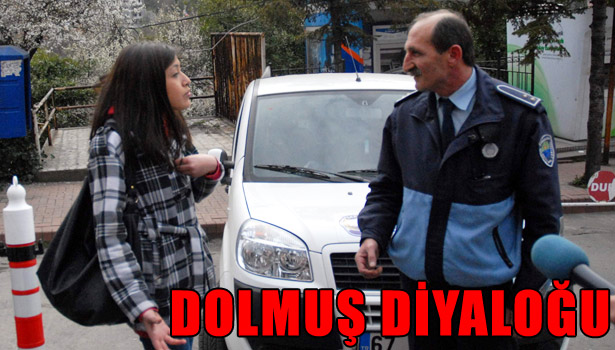 ÖĞRENCİLER DOLMUŞA BİNEMEYİNCE...