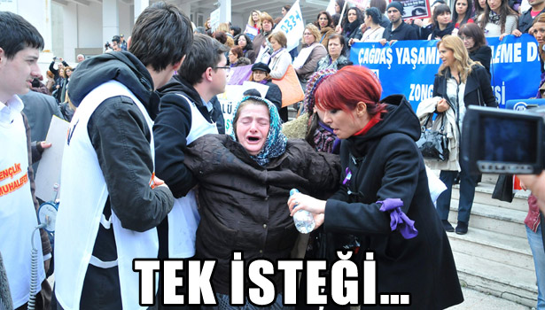 KADINLAR GÜNÜNDE KARDEŞİ İÇİN İSTEDİ