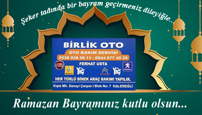 Ramazan Bayramınız Kutlu Olsun…