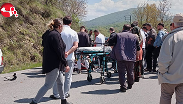 Motosikletle Otomobil çarpıştı