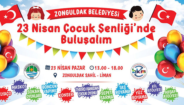 Zonguldak Belediyesi 23 Nisan coşkusu yaşatacak
