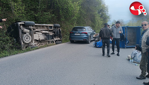Otomobille patpat çarpıştı: Yaralılar var