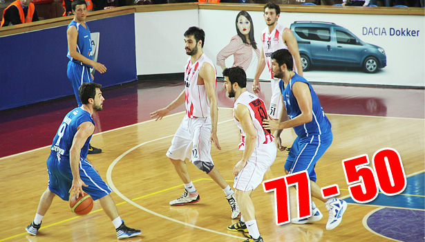 ERDEMİR, ANTALYA BÜYÜKŞEHİR BELEDİYESİ'Nİ 77-50 MAĞLUP ETTİ