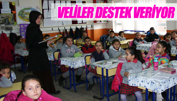 "OKUYARAK ÇOĞALALIM" PROJESİNE VELİ DESTEĞİ