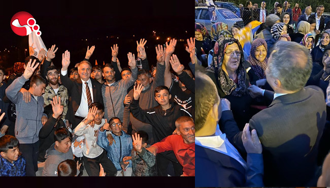 Bozkurt miting havasında karşılanıyor!