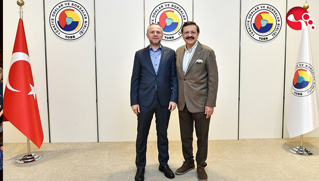 Başkan Keleş, TOBB Başkanı ile görüştü