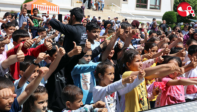 SANKO, Depremden Etkilenen Çocuklara Sinema Şenliği Düzenledi