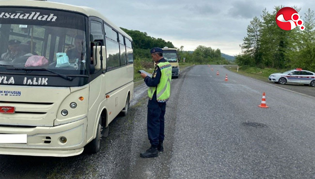 Jandarmadan sürücülere denetim!..