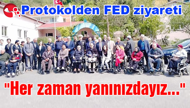 Protokolden FED ziyareti: "Her zaman yanınızdayız..."