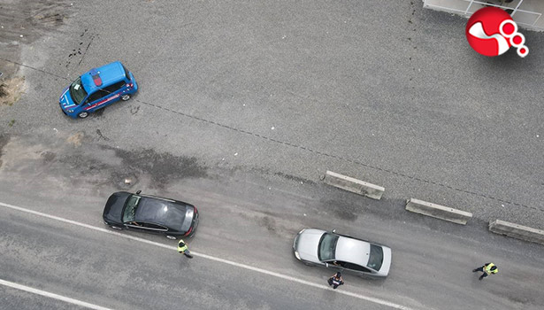 Dronlu denetim yapıldı