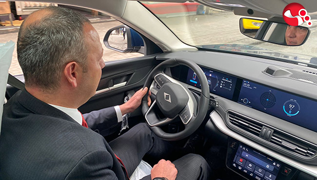 Makam aracı Togg mesaiye başladı