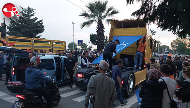 Çaycuma ve Ereğli'de Erdoğan coşkusu