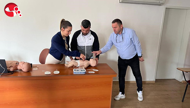 Belediye Personeline ilk yardım eğitimi