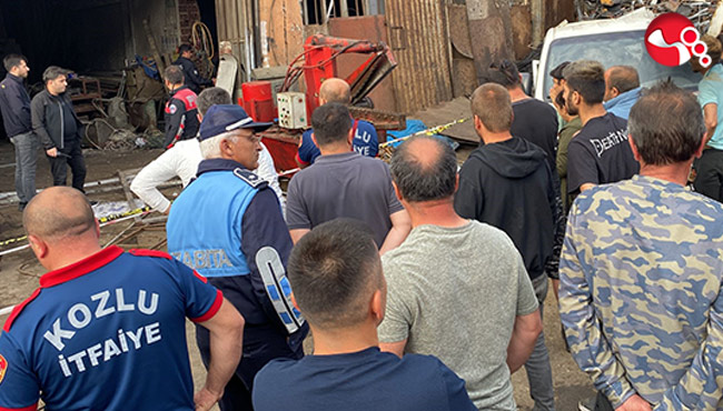 Hurdacıda patlama:!..