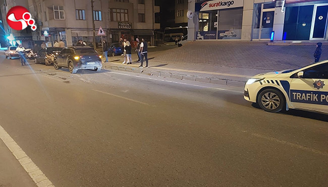 Park halindekine çarptı