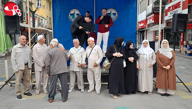 Hacı adayları dualarla uğurlandı…
