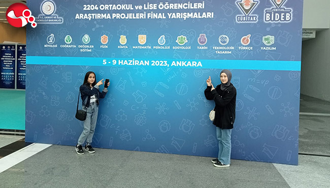TÜBİTAK proje yarışmasında bölge birincisi oldular
