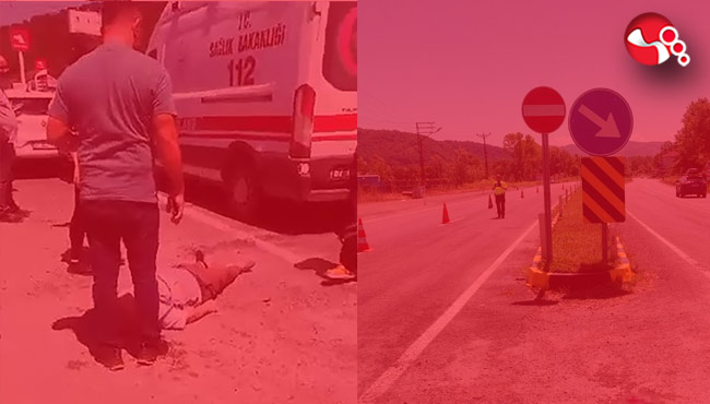 Yolun karşısına geçecekti...