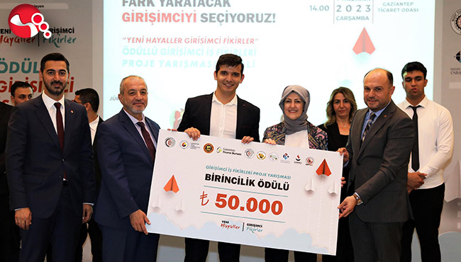 120 proje arasından birinci oldu…