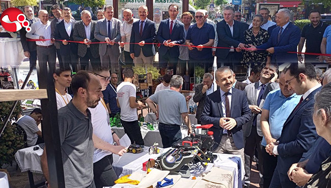 Öğrencilerin eserleri büyük beğeni topladı…