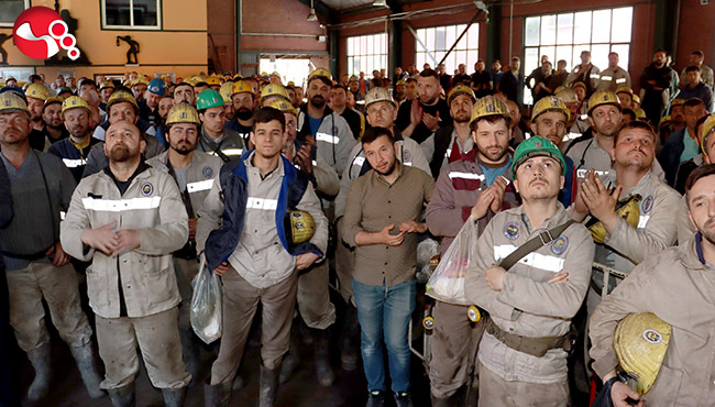 GMİS Yönetimi Kozlu'da madenciyi bilgilendirdi