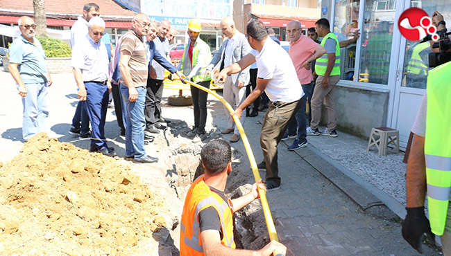Doğal gaz için ilk kazma vuruldu!..