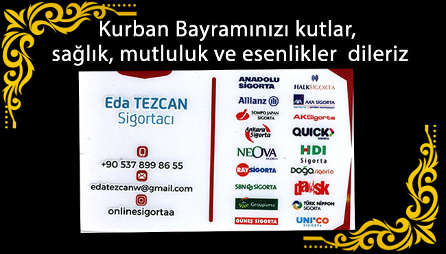 KURBAN BAYRAMINIZ MUBAREK OLSUN..