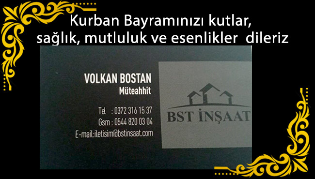 KURBAN BAYRAMINIZ MUBAREK OLSUN..