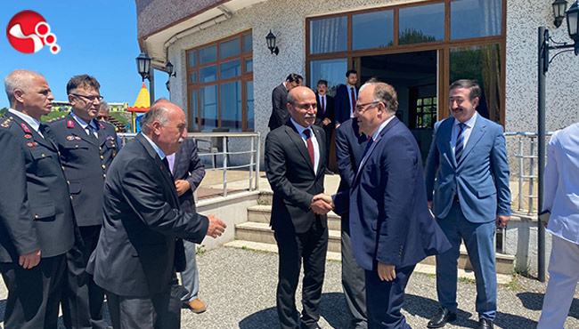 Bayramlaşma programı Polisevi'nde gerçekleşti