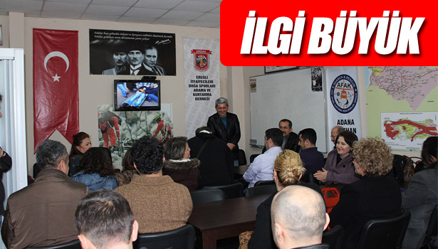 KDZ. EREĞLİ'DE GÖNÜLLÜ İTFAİYECİLİK KURSUNA YOĞUN İLGİ