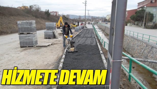 MAHALLELERDE YAYA KALDIRIM ÇALIŞMASI