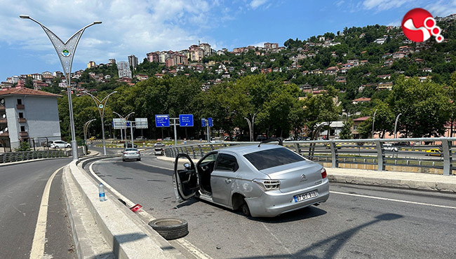 Duvara çarparak durabildi