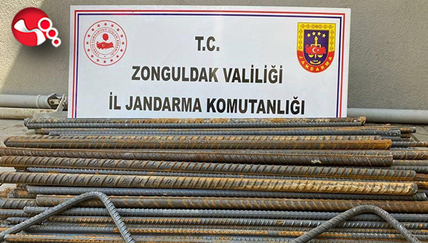 Demir hırsızları Jandarmadan kaçamadı!..