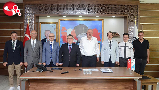 Rektör Özölçer’den Kozlu Belediye Başkanı Bektaş’a ziyaret