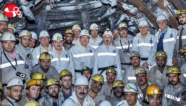 Bakan Yardımcısı Aydın, maden ocağında işçilerle bir araya geldi