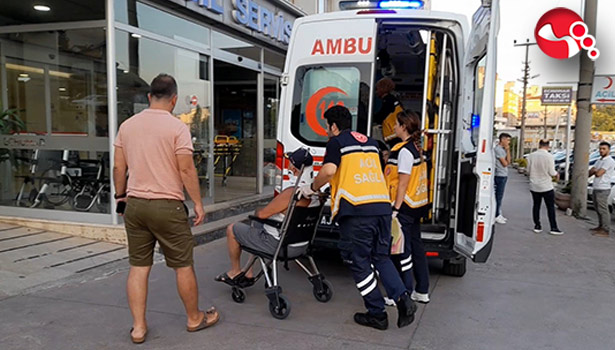 Tansiyonu düşünce kaza yaptı