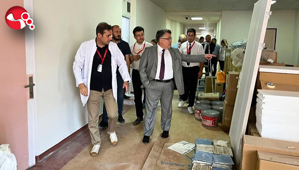 Rektör Özülçer'den yerinde incelemeler