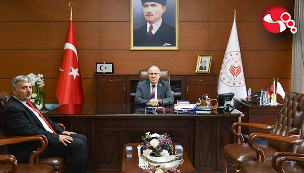 Milli Eğitim Müdürü Bozkan, Vali Tutulmaz'ı ziyaret etti