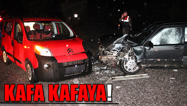 EREĞLİ'DE TRAFİK KAZASI