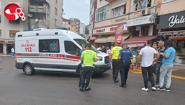 Otomobile çarpmamak için...