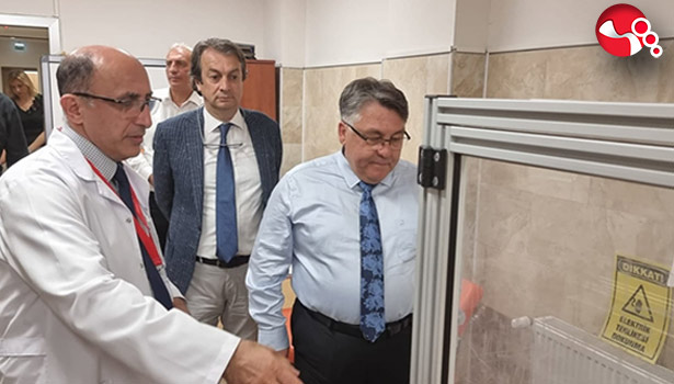 Rektör Özölçer'den birimlere ziyaret