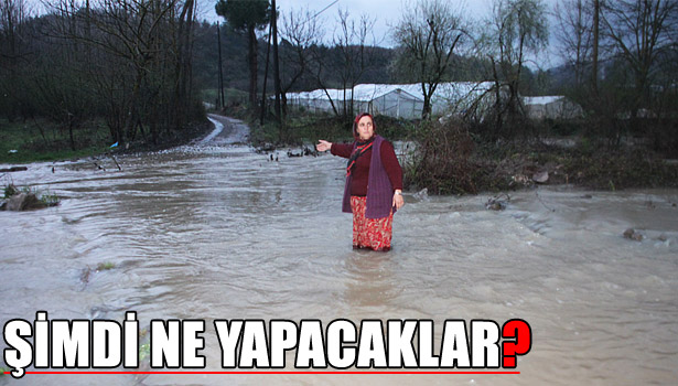 KÖPRÜ SU ALTINDA KALDI