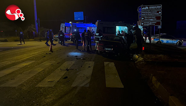 2 yaralı,1 ağır yaralı var