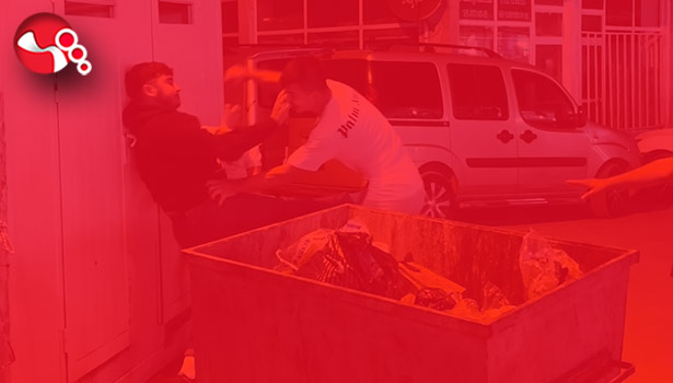 Yumruk yumruğa kavga ettiler