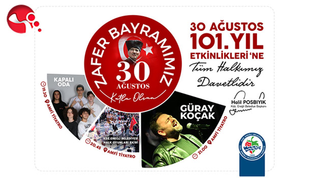 Kdz.Ereğli'de 30 Ağustos Coşkusu...