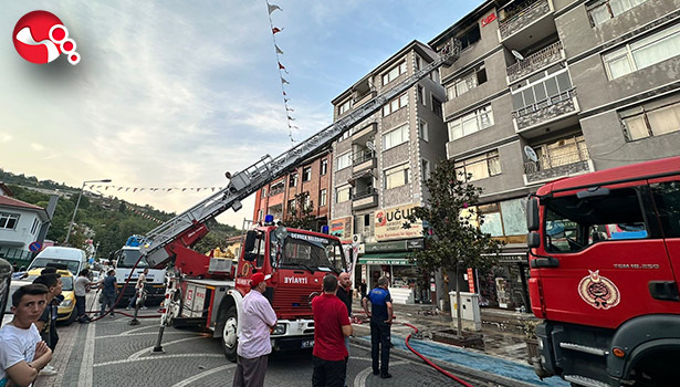 6 katlı binada yangın!..