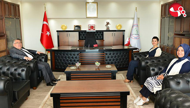 Hakimlerden Rektör Özölçer’e ziyaret