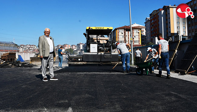 2 günde asfaltlanacak...