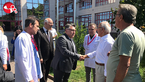 Rektör Özölçer’den üniversite hastanesine ziyaret
